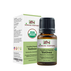 Organic Vetiver Essential Oil | 100% Pure | Premium Grade