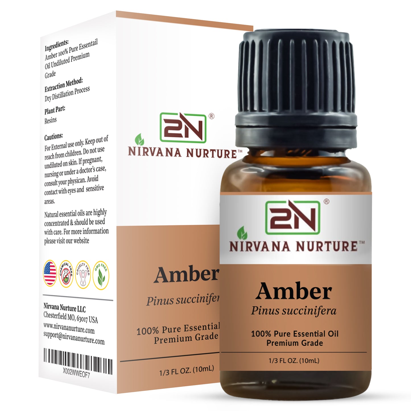 Amber Essential Oil – 100% Pure, Undiluted | Nirvana Nurture