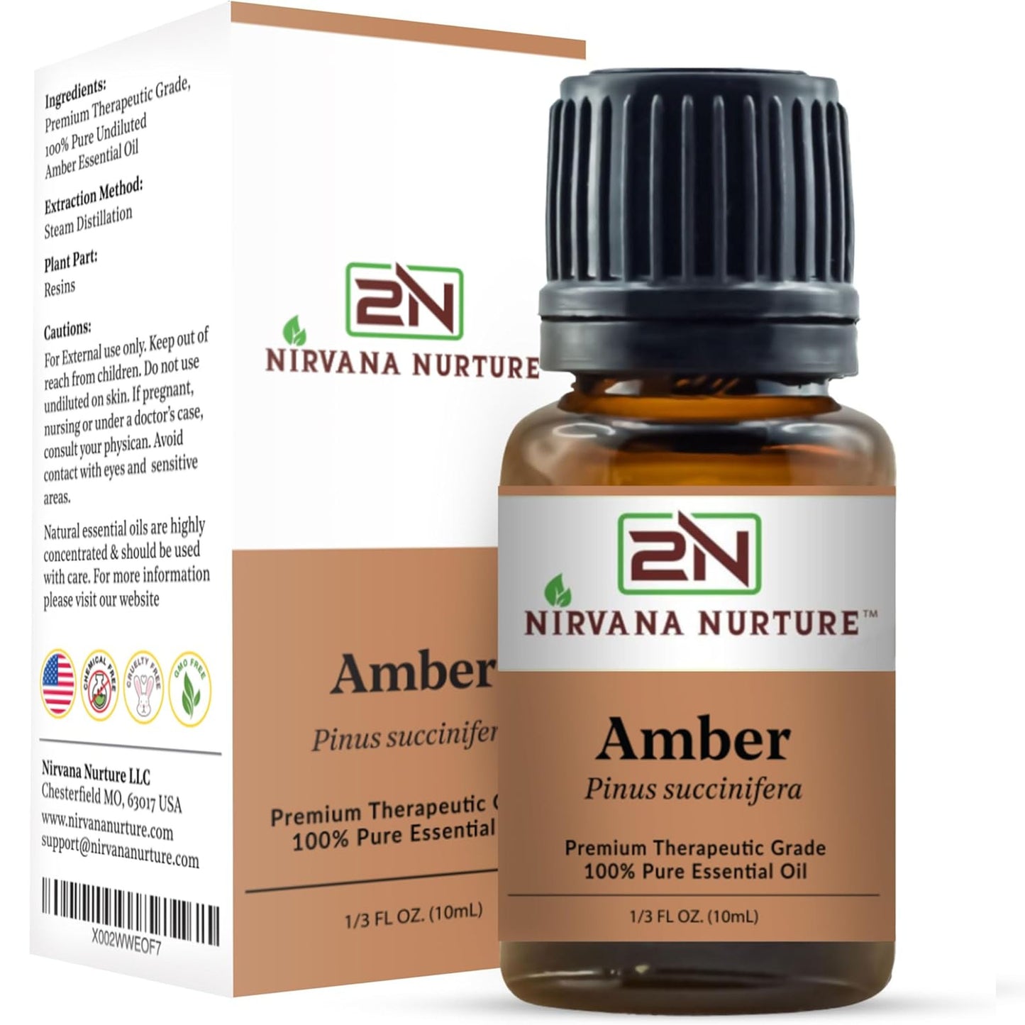 Amber Essential Oil 100% Pure Premium Grade, Undiluted