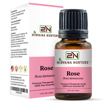 Rose Essential Oil 100% Pure Premium Grade, Undiluted