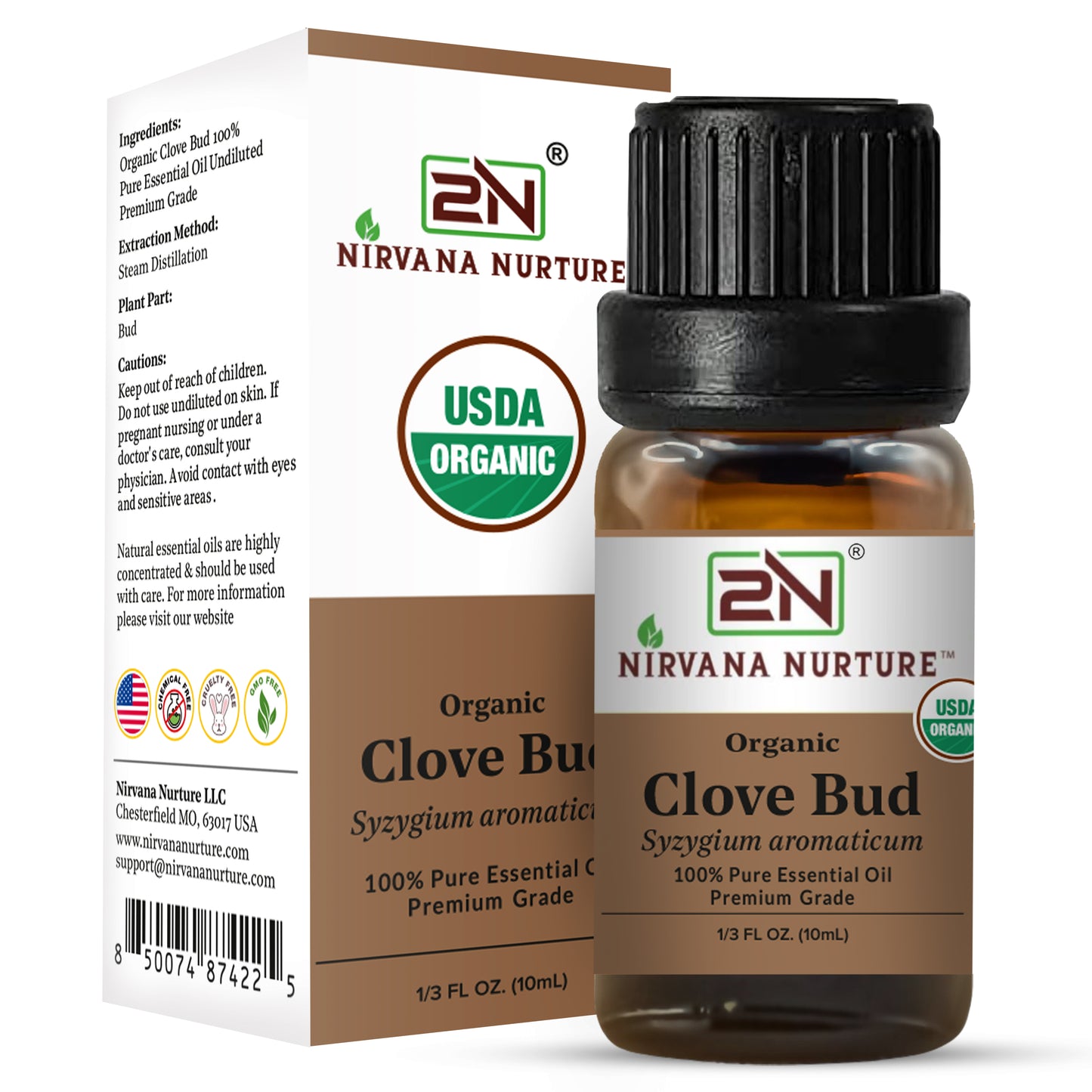 Organic Clove Bud Essential Oil – 100% Pure, Undiluted | Nirvana Nurture