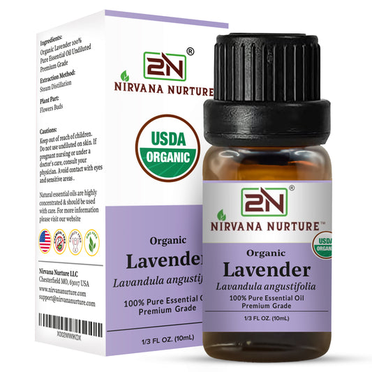 Organic Lavender Essential Oil – 100% Pure, Undiluted | Nirvana Nurture