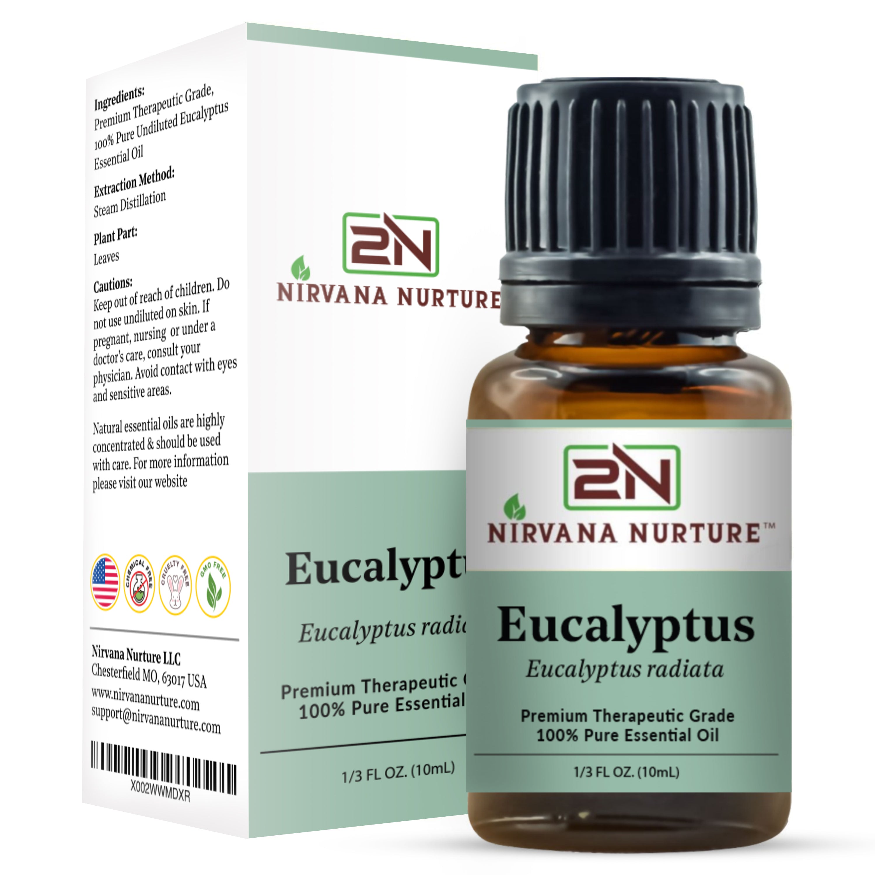 Eucalyptus Essential Oil 100% Pure Premium Natural Therapeutic Grade, Undiluted
