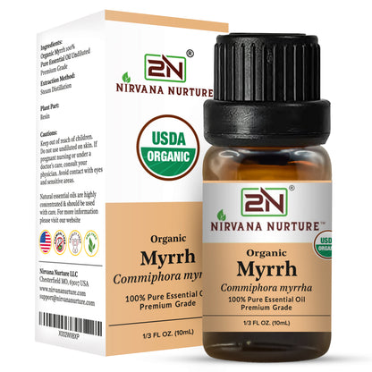 Organic Myrrh Essential Oil – 100% Pure, Undiluted | Nirvana Nurture