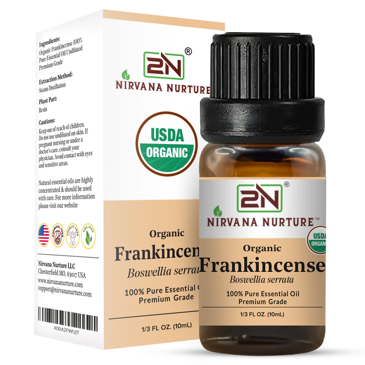 Organic Frankincense Essential Oil – 100% Pure, Undiluted | Nirvana Nurture