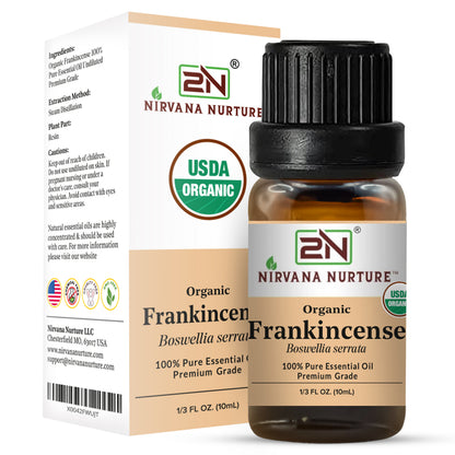 Organic Frankincense Essential Oil – 100% Pure, Undiluted | Nirvana Nurture