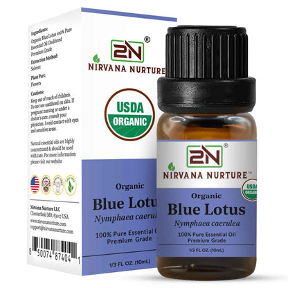 Organic Blue Lotus Essential Oil – 100% Pure, Undiluted | Nirvana Nurture