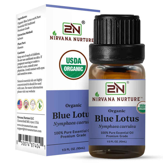 Organic Blue Lotus Essential Oil – 100% Pure, Undiluted | Nirvana Nurture