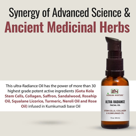 Ultra Radiance Glow Face Oil: Radiant Skin Booster, Firmness & Deep Moisture