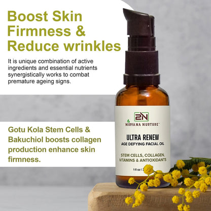 Ultra Renew Anti-Aging Face Oil Boosts Skin Firmness, Helps Reduce the Appearance of Wrinkles & Fine Lines