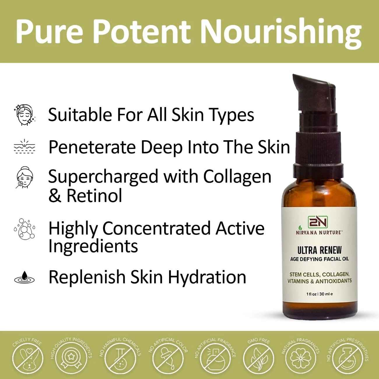 Anti-Aging Face Oil Renew Skin Firmness