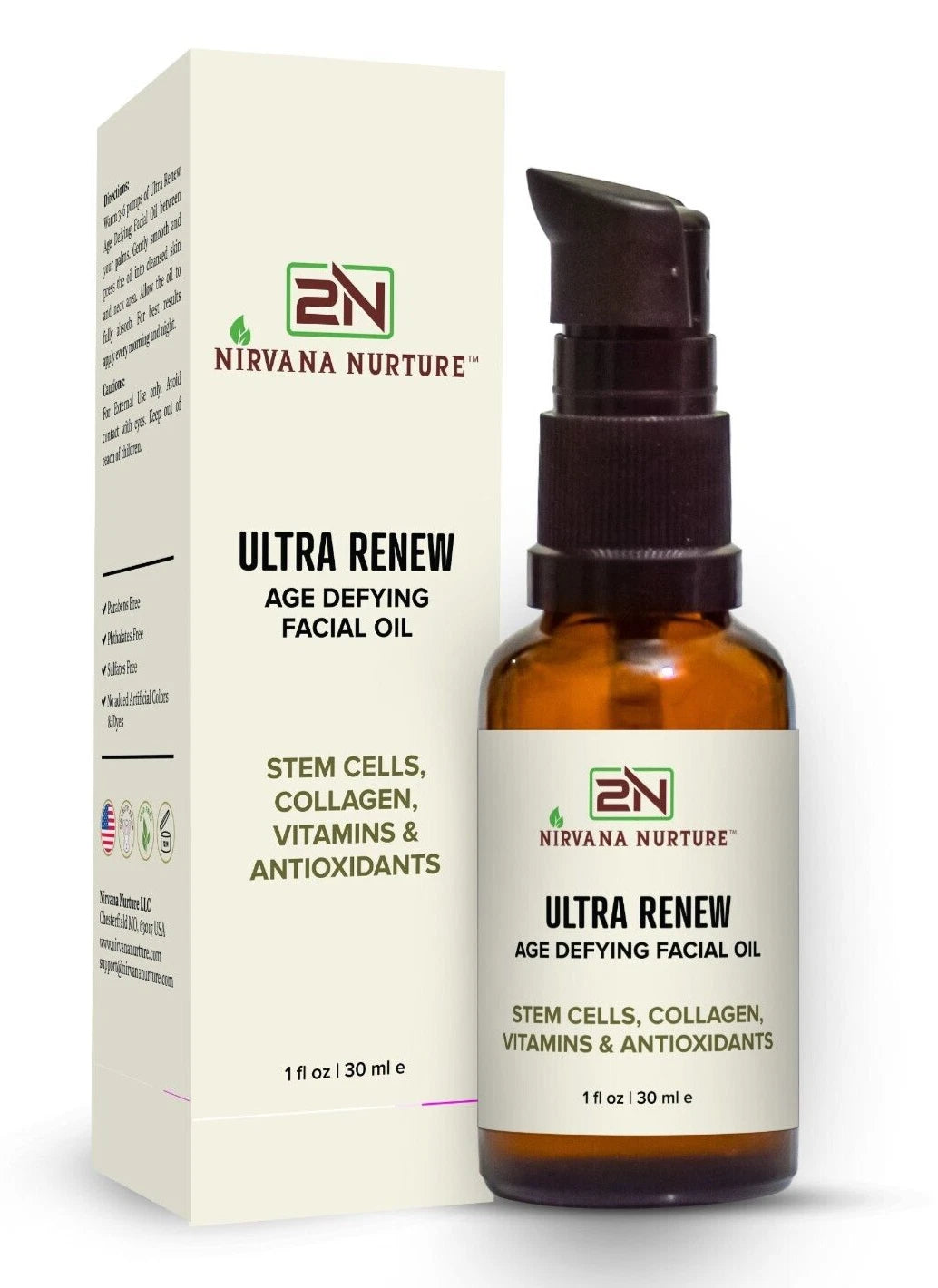 Ultra Renew Anti-Aging Face Oil Boosts Skin Firmness, Helps Reduce the Appearance of Wrinkles & Fine Lines