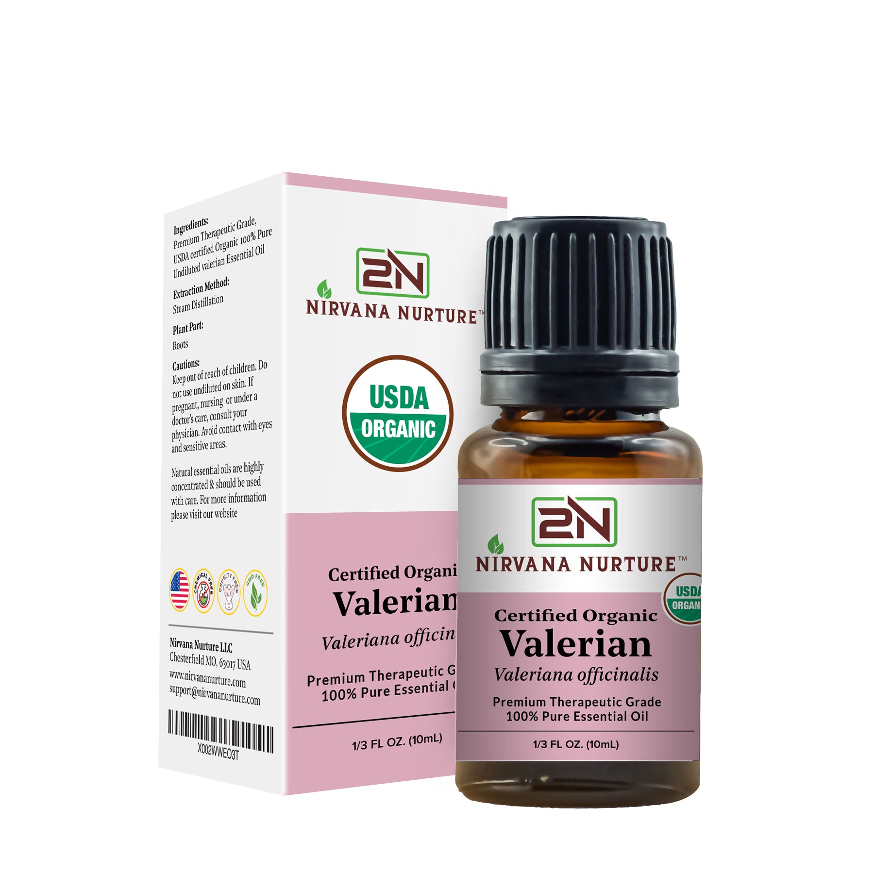 Organic Valerian Oil by Nirvana Nurture 