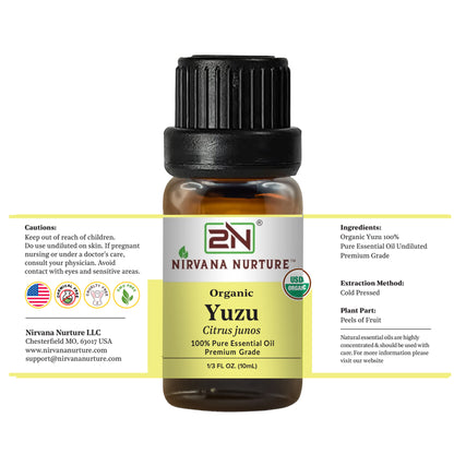 Organic Yuzu Essential Oil – 100% Pure, Undiluted | Nirvana Nurture