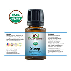 Organic Sleep Blend by Nirvana Nurture - Natural better Sleep