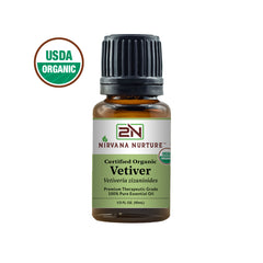 Organic Vetiver Essential Oil | 100% Pure | Premium Grade
